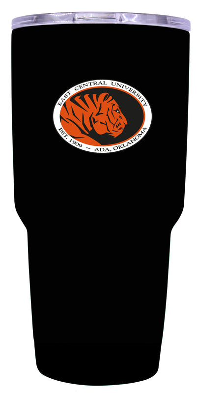 East Central University Tigers Mascot Logo Tumbler - 24oz Color-Choice Insulated Stainless Steel Mug