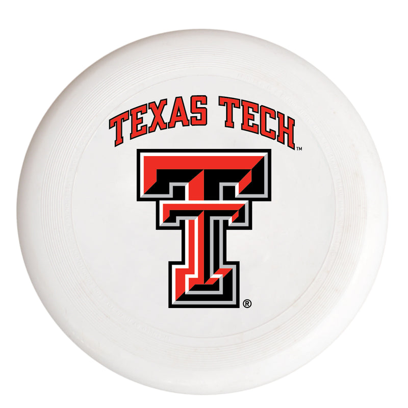 Texas Tech Red Raiders NCAA Licensed Flying Disc - Premium PVC, 10.75” Diameter, Perfect for Fans & Players of All Levels