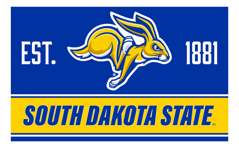 South Dakota State Jackrabbits Wood Sign with Frame
