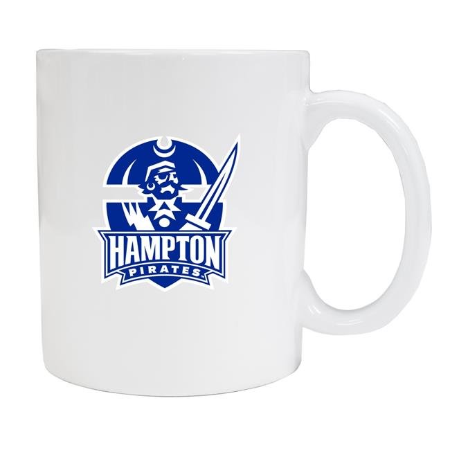 Hampton University White Ceramic NCAA Fan Mug 2-Pack (White)