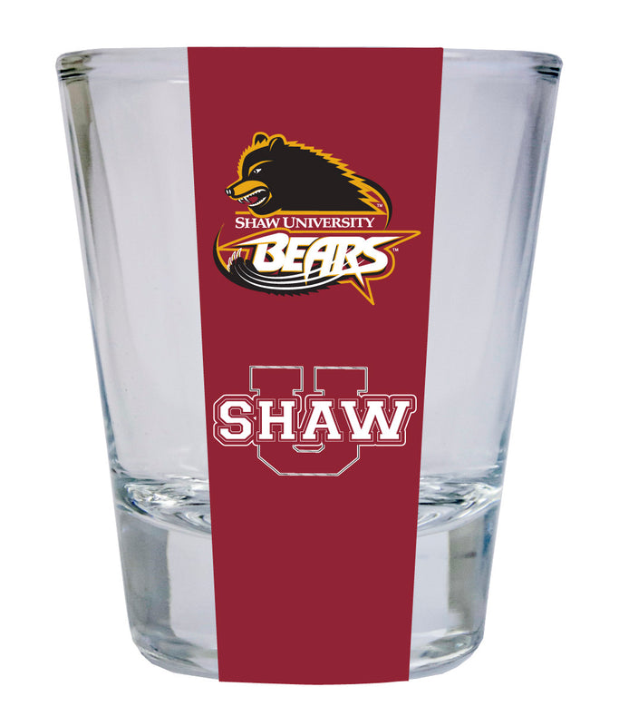 Shaw University Bears NCAA Legacy Edition 2oz Round Base Shot Glass Clear