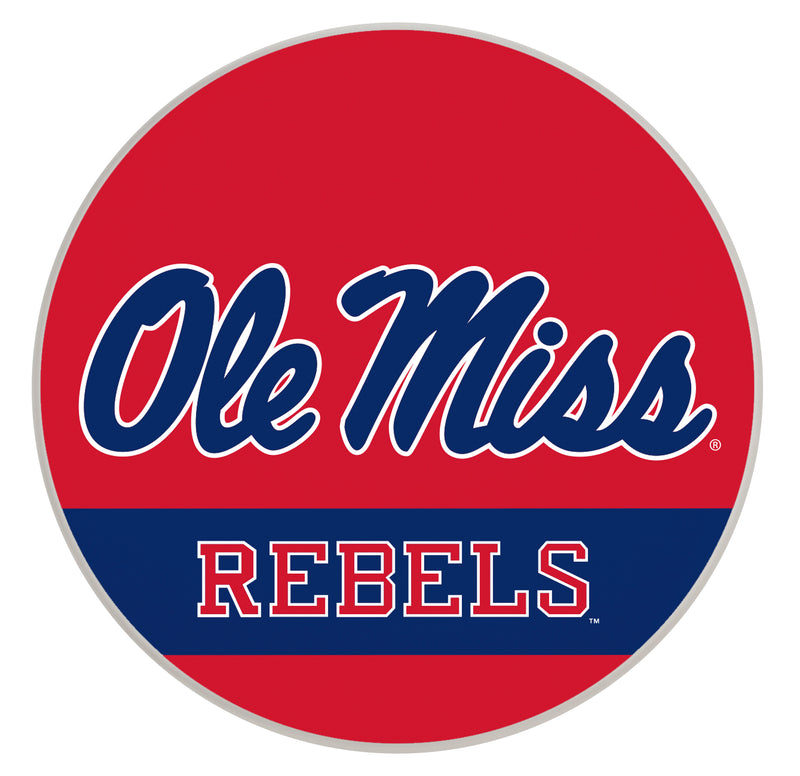 Mississippi Rebels "Ole Miss" Officially Licensed Paper Coasters (4-Pack) - Vibrant, Furniture-Safe Design