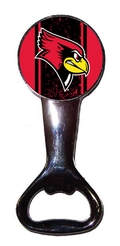 Illinois State Redbirds Officially Licensed Magnetic Metal Bottle Opener - Tailgate & Kitchen Essential