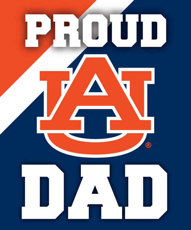 Auburn Tigers 5x6-Inch Proud Dad NCAA - Durable School Spirit Vinyl Decal Perfect Gift for Dad