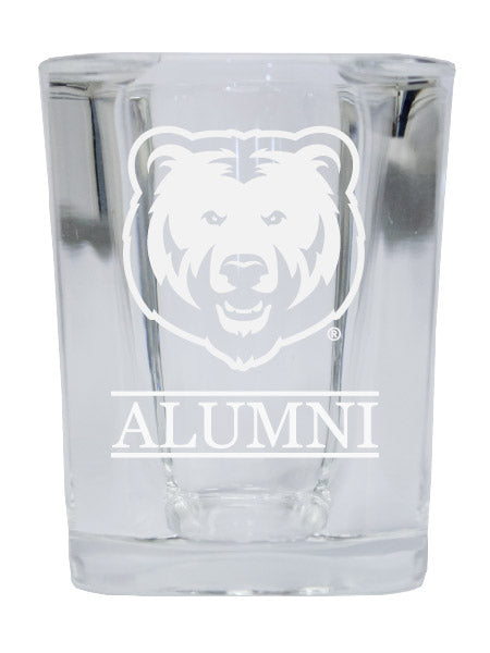 NCAA Northern Colorado Bears Alumni 2oz Laser Etched Square Shot Glass