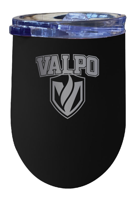 Valparaiso University NCAA Laser-Etched Wine Tumbler - 12oz Stainless Steel Insulated Cup