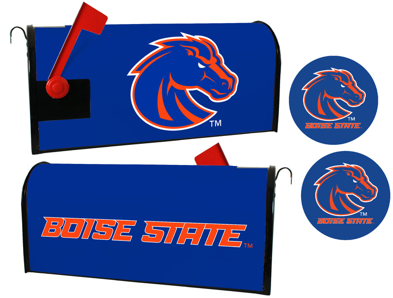 Boise State Broncos NCAA Officially Licensed Mailbox Cover & Sticker Set