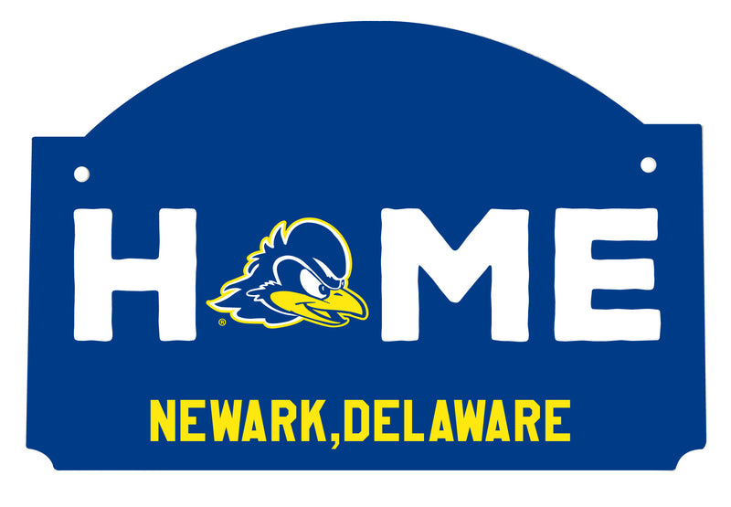 Delaware Blue Hens Wood Sign with String