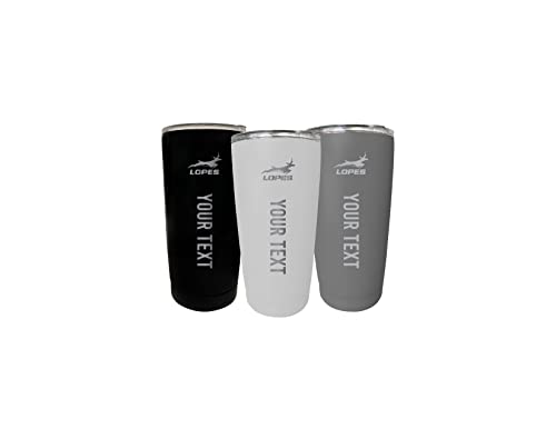 Custom Grand Canyon University Lopes 16 oz Etched Insulated Stainless Steel Tumbler with Engraved Name Choice of Color