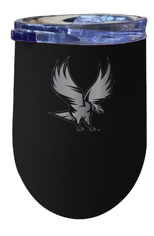 North Carolina Central Eagles NCAA Laser-Etched Wine Tumbler - 12oz Stainless Steel Insulated Cup