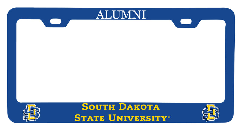 NCAA South Dakota State Jackrabbits Alumni License Plate Frame - Colorful Heavy Gauge Metal, Officially Licensed