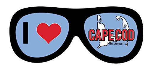 Cape Cod Massachusetts National Seashore Lighthouse Nautical Beach Souvenir Sunglasses Magnet Single