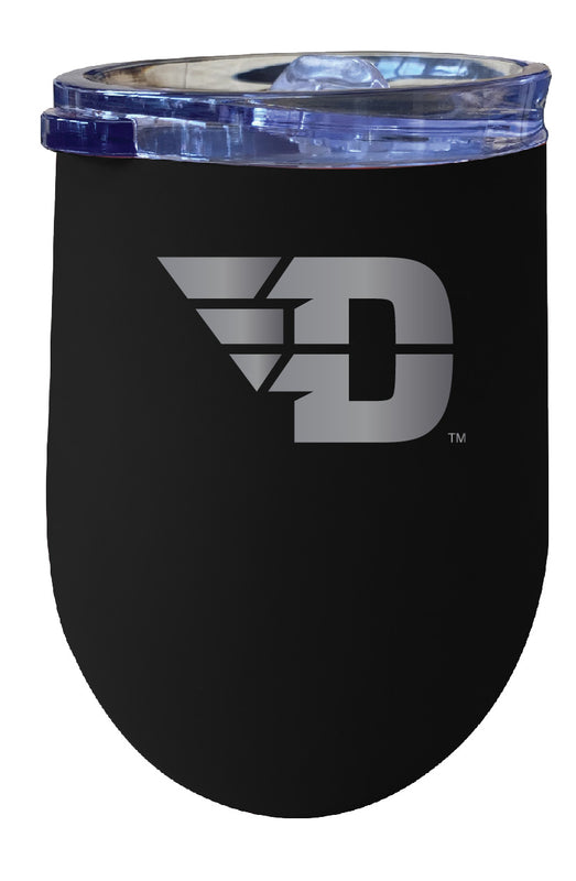 Dayton Flyers NCAA Laser-Etched Wine Tumbler - 12oz Stainless Steel Insulated Cup