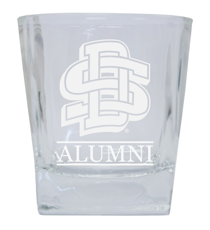 South Dakota State Jackrabbits 2-Pack Alumni Elegance 10oz Etched Glass Tumbler