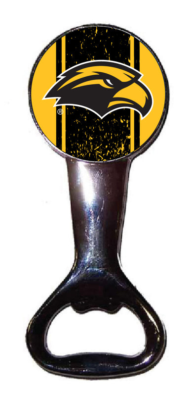 Southern Mississippi Golden Eagles Officially Licensed Magnetic Metal Bottle Opener - Tailgate & Kitchen Essential