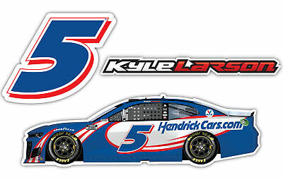 Kyle Larson NASCAR #5 3 Pack Laser Cut Decal