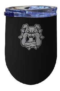 Fresno State Bulldogs NCAA Laser-Etched Wine Tumbler - 12oz Stainless Steel Insulated Cup