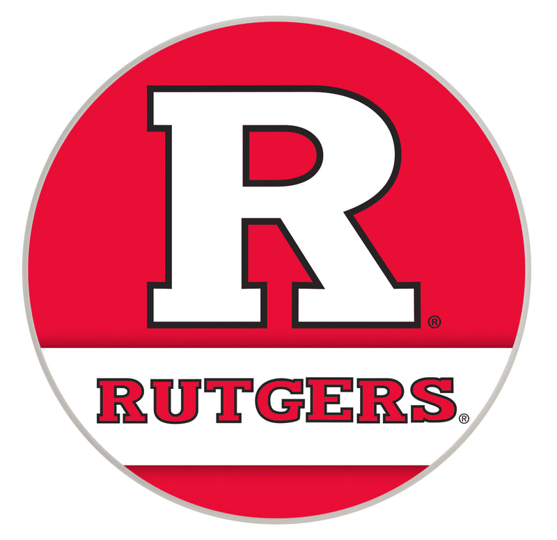 Rutgers Scarlet Knights Officially Licensed Paper Coasters (4-Pack) - Vibrant, Furniture-Safe Design