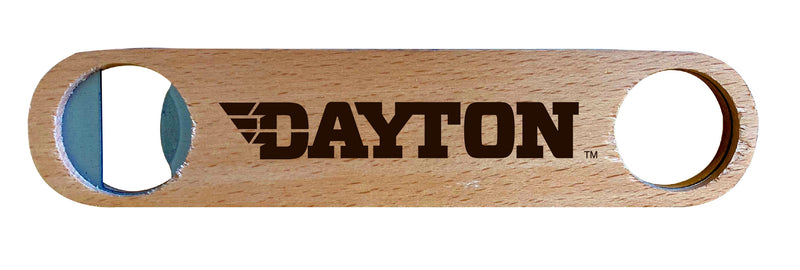 Dayton Flyers NCAA Elegant Laser-Etched Wooden Bottle Opener - Collegiate Bar Accessory