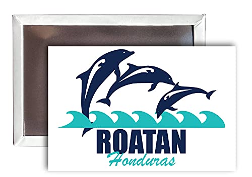 Roatan Honduras Souvenir 2x3-Inch Fridge Magnet Dolphin Design