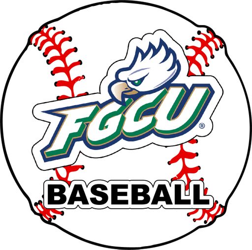 Florida Gulf Coast Eagles 4-Inch Round Baseball NCAA Passion Vinyl Decal Sticker