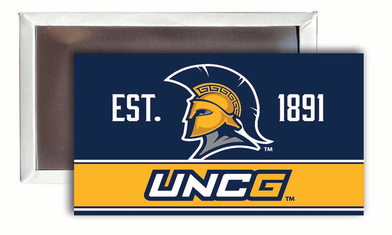 North Carolina Greensboro Spartans 2x3-Inch NCAA Vibrant Collegiate Fridge Magnet - Multi-Surface Team Pride Accessory Single Unit