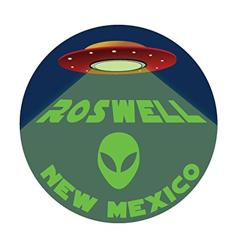Roswell New Mexico UFO 4" Decal