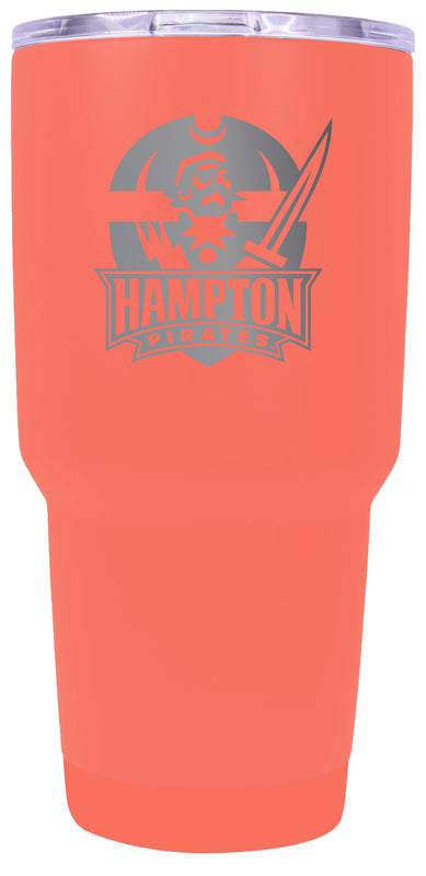 Hampton University Premium Laser Engraved Tumbler - 24oz Stainless Steel Insulated Mug Choose Your Color.