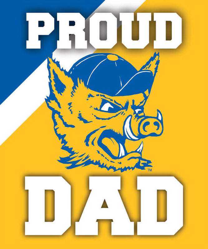 Texas A&M Kingsville Javelinas 5x6-Inch Proud Dad NCAA - Durable School Spirit Vinyl Decal Perfect Gift for Dad