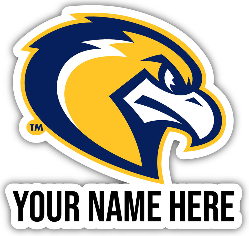 Marquette Golden Eagles 9x14-Inch Mascot Logo NCAA Custom Name Vinyl Sticker - Personalize with Name