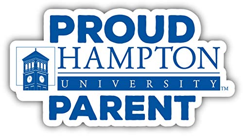 Hampton University 4-Inch Proud Parent NCAA Vinyl Sticker - Durable School Spirit Decal