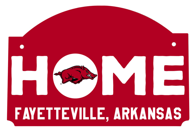 Arkansas Razorbacks Wood Sign with String