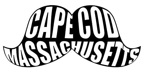 Cape Cod Massachusetts National Seashore Lighthouse Nautical Beach Souvenir Mustache Decal Sticker