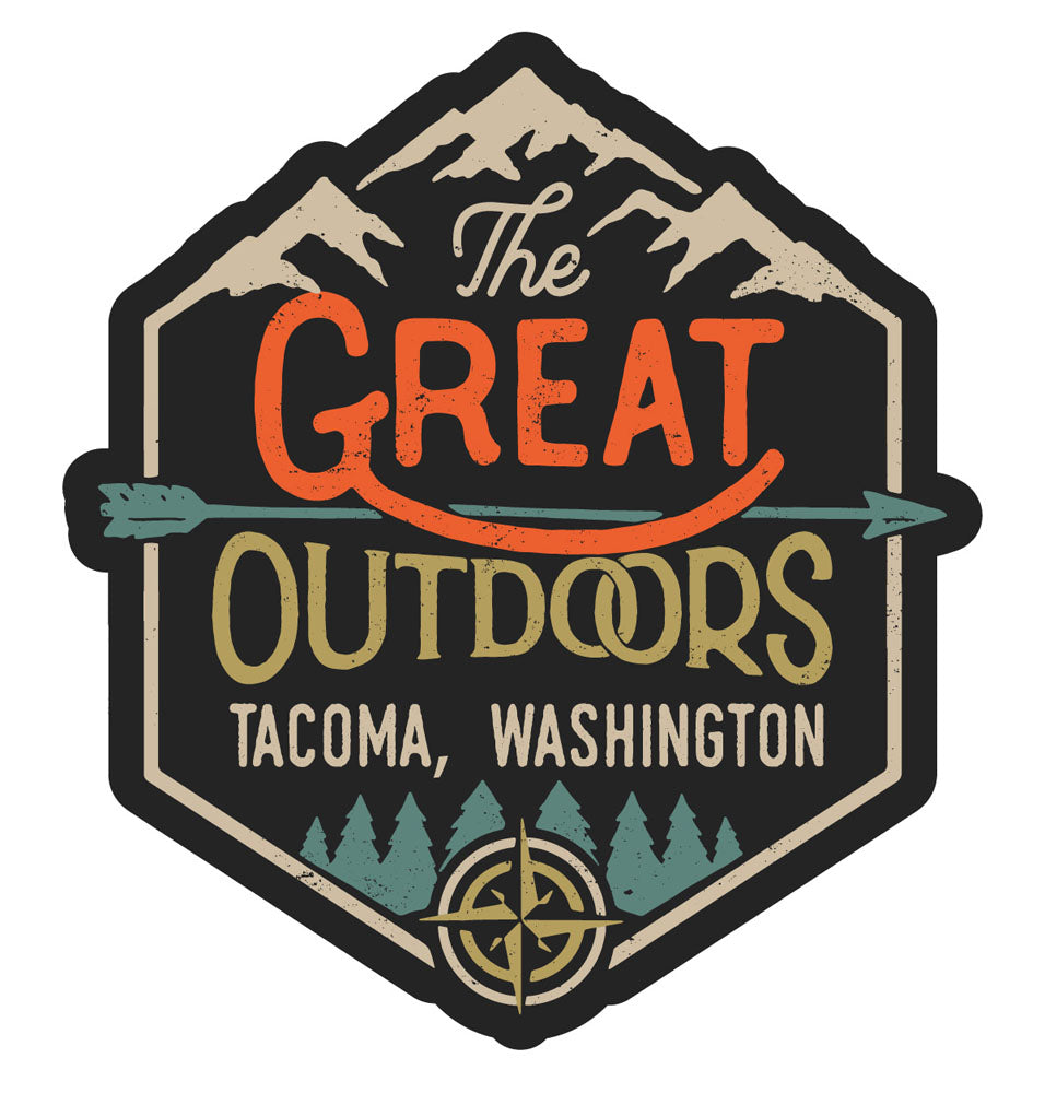 Tacoma Washington Souvenir Decorative Stickers (Choose theme and size)