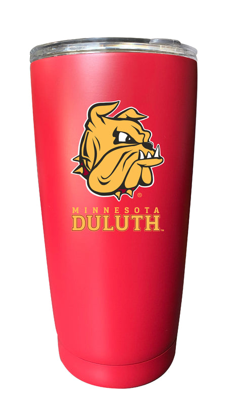 Minnesota Duluth Bulldogs NCAA Insulated Tumbler - 16oz Stainless Steel Travel Mug Choose Your Color