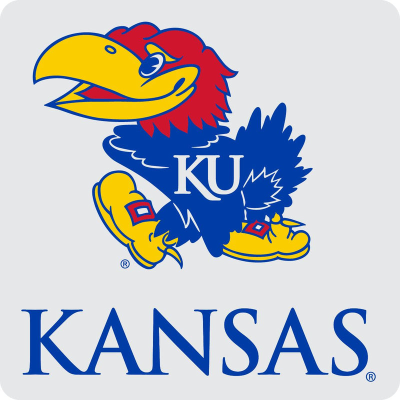 Kansas Jayhawks Acrylic Coasters - Durable Officially Licensed Team Pride Decor