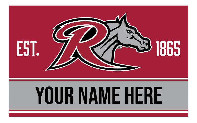 Personalized Customizable Rider University Broncs Wood Sign with Frame Custom Name