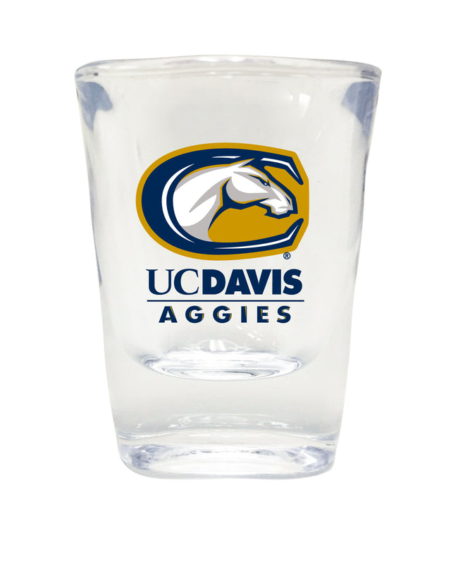 UC Davis Aggies NCAA Legacy Edition 2oz Round Base Shot Glass Clear