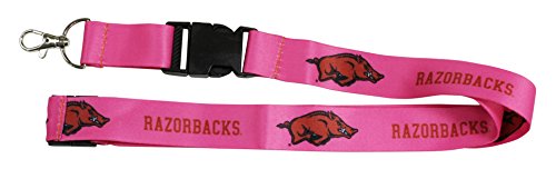 Ultimate Sports Fan Lanyard - Arkansas Razorbacks Spirit, Durable Polyester, Quick-Release Buckle & Heavy-Duty Clasp