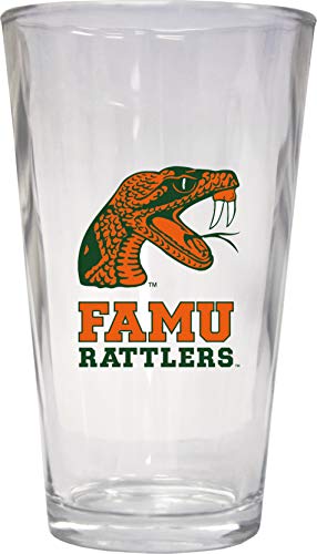 NCAA Florida A&M Rattlers Officially Licensed Logo Pint Glass – Classic Collegiate Beer Glassware