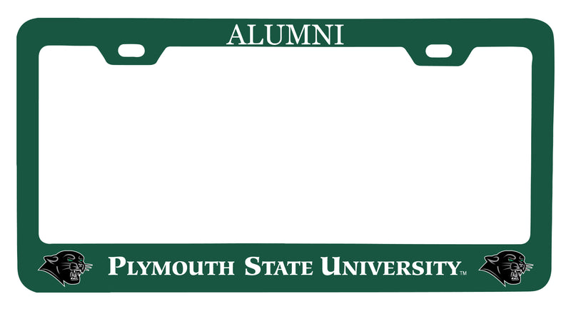 NCAA Plymouth State University Alumni License Plate Frame - Colorful Heavy Gauge Metal, Officially Licensed