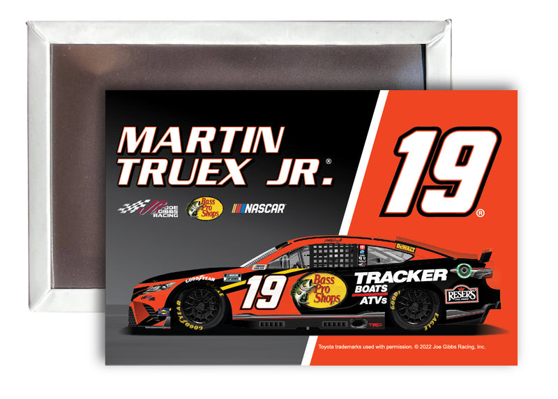 #19 Martin Truex Jr. Nascar 2x3-Inch Fridge Magnet