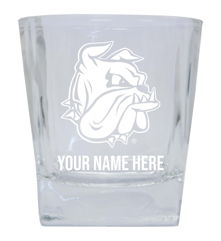 Minnesota Duluth Bulldogs Personalized NCAA Spirit Elegance 10oz Etched Glass Tumbler