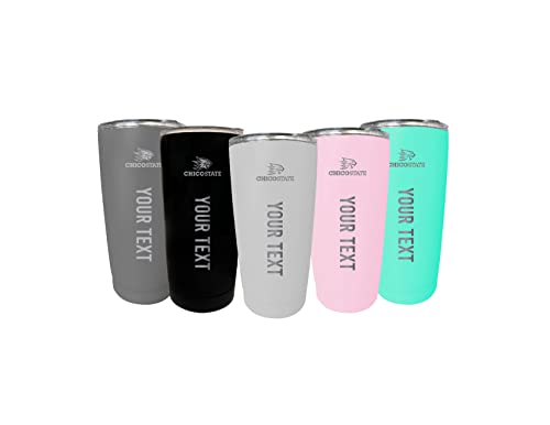 Custom California State University,Chico 16 oz Etched Insulated Stainless Steel Tumbler with Engraved Name Choice of Color