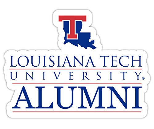 Louisiana Tech Bulldogs 4-Inch Alumni 4-Pack NCAA Vinyl Sticker - Durable School Spirit Decal