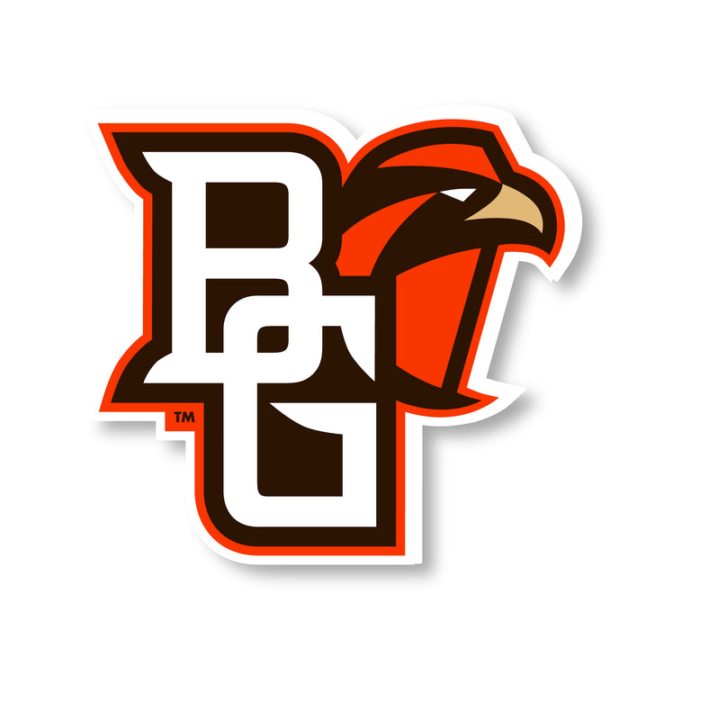 Bowling Green Falcons 4-Inch Mascot Logo NCAA Vinyl Decal Sticker for Fans, Students, and Alumni