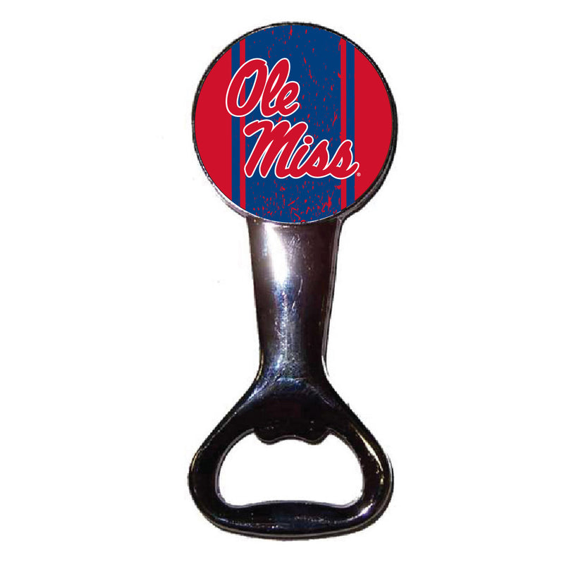 Mississippi Rebels "Ole Miss" Officially Licensed Magnetic Metal Bottle Opener - Tailgate & Kitchen Essential
