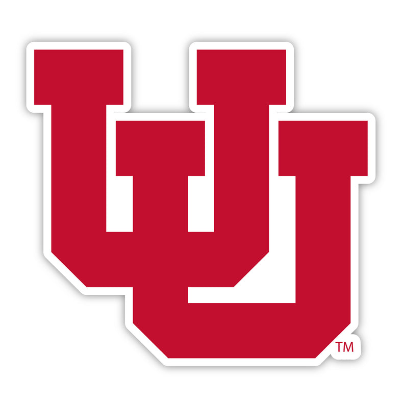 Utah Utes 2-Inch Mascot Logo NCAA Vinyl Decal Sticker for Fans, Students, and Alumni