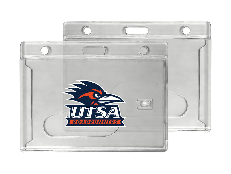 UTSA Road Runners Officially Licensed Clear View ID Holder - Collegiate Badge Protection