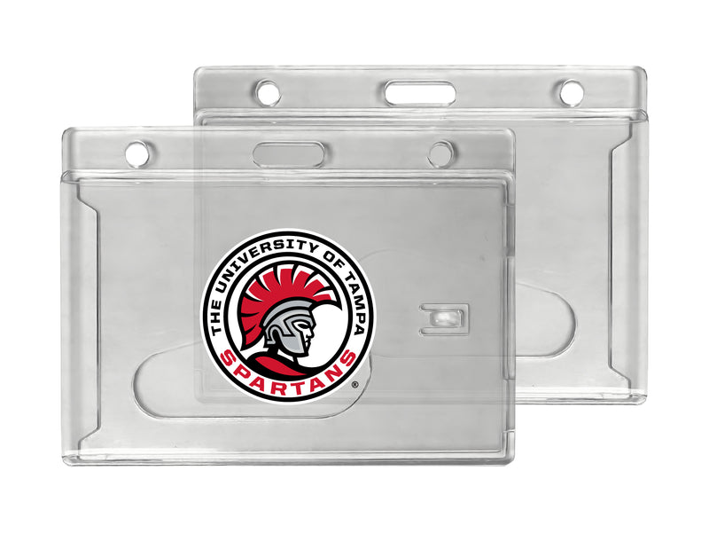 University of Tampa Spartans Officially Licensed Clear View ID Holder - Collegiate Badge Protection